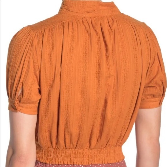Nwt Orange Crop Top - Picture 3 of 10